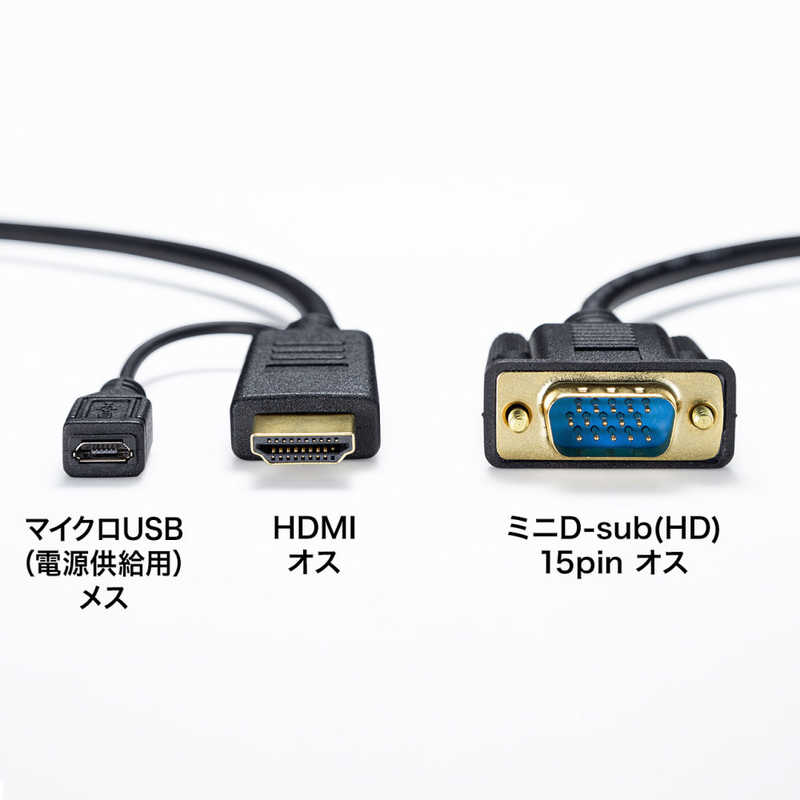 サンワサプライ サンワサプライ HDMI-VGA変換ケーブル KM-HD24V30 KM-HD24V30