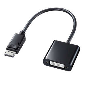 サンワサプライ DisplayPort-DVI変換アダプタ  AD-DPDV04