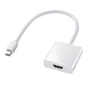 サンワサプライ Mini DisplayPort-HDMI変換アダプタ  AD-MDPHD04