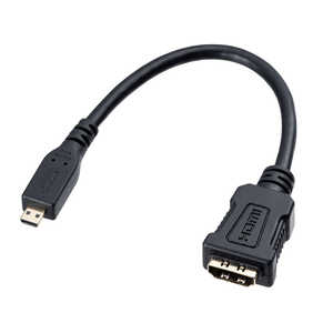 サンワサプライ HDMI変換アダプタ(マイクロHDMI)0.1m ADHD20MCK サンワサプライ HDMI変換アダプタ(マイクロHDMI)0.1m ADHD20MCK