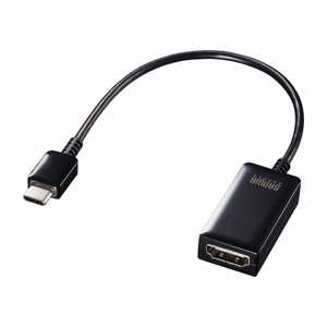サンワサプライ USB Type C-HDMI変換アダプタ(4K/60Hz/HDR対応) ADALCHDR02 サンワサプライ USB Type C-HDMI変換アダプタ(4K/60Hz/HDR対応) ADALCHDR02
