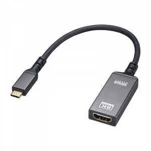 サンワサプライ USB Type C-HDMI変換アダプタ(8K/60Hz/HDR対応) AD-ALCHDR03 サンワサプライ USB Type C-HDMI変換アダプタ(8K/60Hz/HDR対応) AD-ALCHDR03