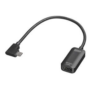サンワサプライ USB Type C(L型)-HDMI変換アダプタ(4K/30Hz) AD-ALCHD02L