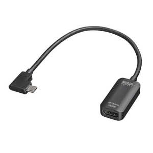 サンワサプライ USB Type C(L型)-HDMI変換アダプタ(4K/30Hz) AD-ALCHD02L サンワサプライ USB Type C(L型)-HDMI変換アダプタ(4K/30Hz) AD-ALCHD02L