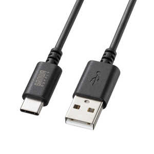 サンワサプライ USB 2.0 Type-Cケーブル(C-A・1m・ブラック) KU-CA10BK サンワサプライ USB 2.0 Type-Cケーブル(C-A・1m・ブラック) KU-CA10BK