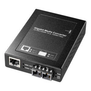 サンワサプライ 光メディアコンバータ(ギガビット、ブリッジ、マルチモード) LAN-EC212CB サンワサプライ 光メディアコンバータ(ギガビット、ブリッジ、マルチモード) LAN-EC212CB