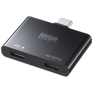 サンワサプライ USB Type-C 拡張アダプタ(アダプタタイプ・PD対応) AD-ALCCPD01 サンワサプライ USB Type-C 拡張アダプタ(アダプタタイプ・PD対応) AD-ALCCPD01