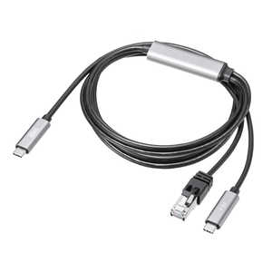 TTvC }[dΉ USB Type-C LANϊP[u(GigabitΉEPD100WE2m) KB-SL6CLANPD2BK