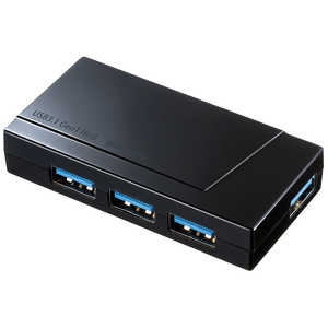 サンワサプライ USB3.1 Gen1 4ポートハブ USB-3H418BK