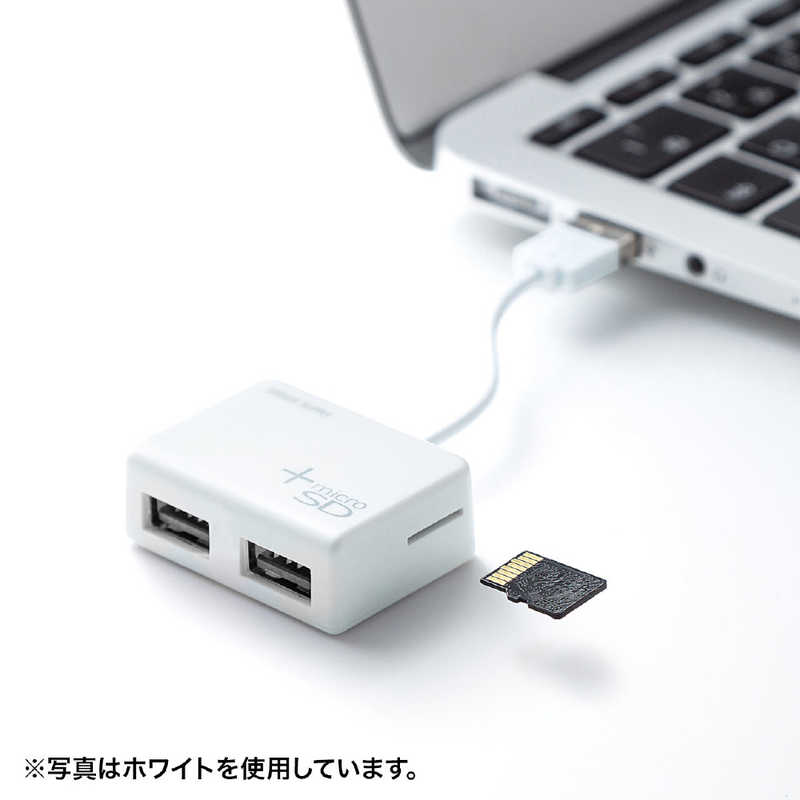サンワサプライ サンワサプライ カードリーダー付きUSB2.0ハブ(ブラック) USB-2HC319BK USB-2HC319BK