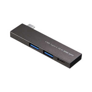 サンワサプライ USB Type-C 3ポｰトスリムハブ USB-3TCH22S