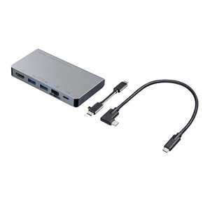 サンワサプライ USB Type-C ドッキングハブ USB-3TCH15S2