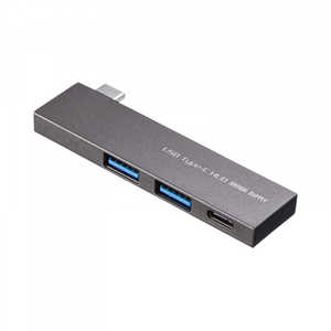 サンワサプライ USB TypeーC 3ポートスリムハブ USB3TCH22SN サンワサプライ USB TypeーC 3ポートスリムハブ USB3TCH22SN