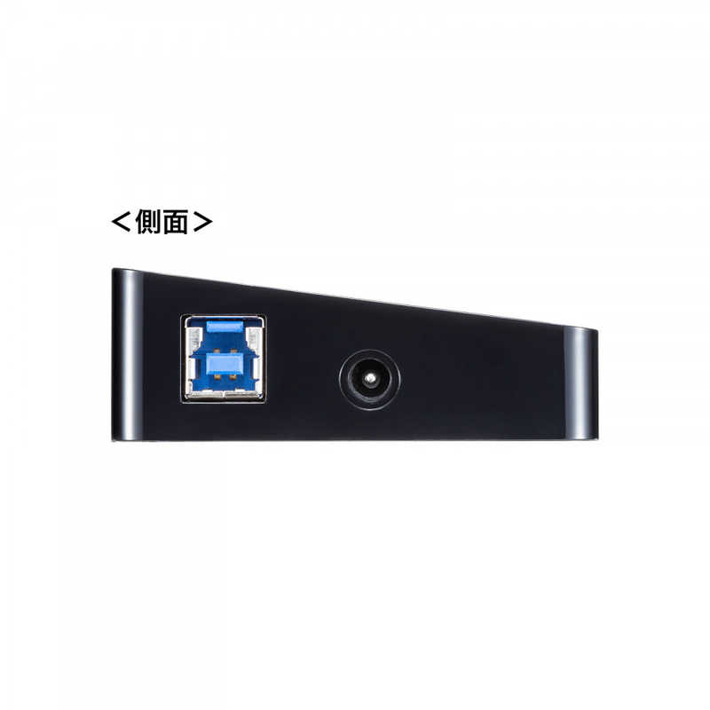 サンワサプライ サンワサプライ ハブ USB3.2Gen1 10ポート USB-3H1006BK USB-3H1006BK
