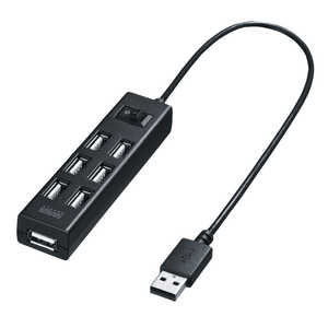 掠ץ饤 USB2.0ϥ(7ݡȡ֥å) USB-2H702BKN