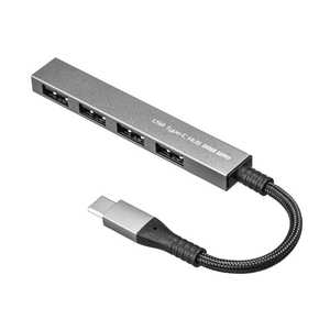 サンワサプライ USB Type-C USB2.0 4ポート スリムハブ USBS2TCH23MS