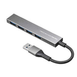 サンワサプライ USB3.2 Gen1 4ポート スリムハブ USB-S3H423MS サンワサプライ USB3.2 Gen1 4ポート スリムハブ USB-S3H423MS