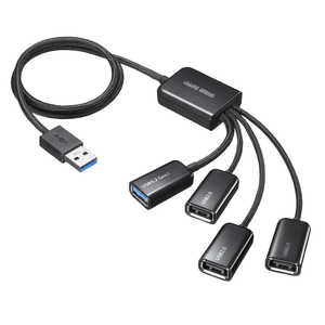 サンワサプライ USB3.2 Gen1+USB2.0 コンボハブ(4ポート) USB-3H436BK サンワサプライ USB3.2 Gen1+USB2.0 コンボハブ(4ポート) USB-3H436BK