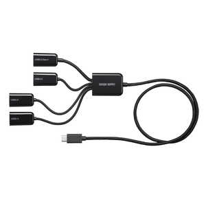 サンワサプライ USB-3TC436BK USB3.2 Gen1+USB2.0 Type-Cコンボハブ(4ポート) サンワサプライ USB-3TC436BK USB3.2 Gen1+USB2.0 Type-Cコンボハブ(4ポート)