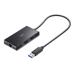 �T�����T�v���C LAN�ϊ��A�_�v�^ AC�d�� �mUSB-A �I�X�����X LAN /USB-C�{USB-Ax2�n 2.5Gbps�Ή�(Mac/Windows11�Ή�) USB-3HLS8BK