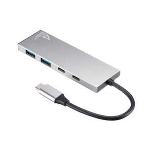 サンワサプライ USB 10Gbps Type-C ハブ(4ポート) USB-10TC14SV