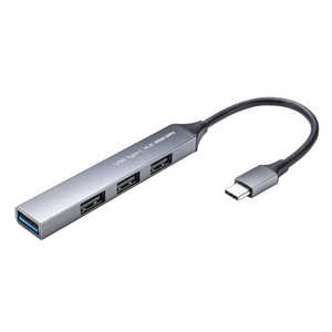 サンワサプライ USB Type-C 4ポート コンボ 超スリムハブ USB-5TC26GM サンワサプライ USB Type-C 4ポート コンボ 超スリムハブ USB-5TC26GM