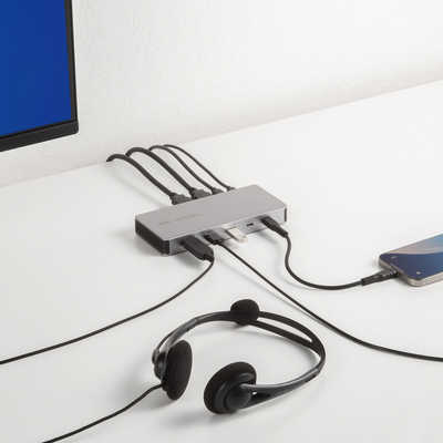 サンワサプライ USB Type-Cドッキングステーション(HDMI×2画面・USB