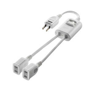 サンワサプライ 一括集中スイッチ付き電源延長コード TAPEX2SWW サンワサプライ 一括集中スイッチ付き電源延長コード TAPEX2SWW