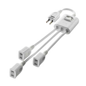 サンワサプライ 一括集中スイッチ付き電源延長コード TAPEX3SWW サンワサプライ 一括集中スイッチ付き電源延長コード TAPEX3SWW