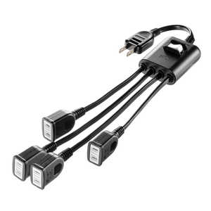 サンワサプライ 一括集中スイッチ付き電源延長コード TAPEX4SWBK サンワサプライ 一括集中スイッチ付き電源延長コード TAPEX4SWBK