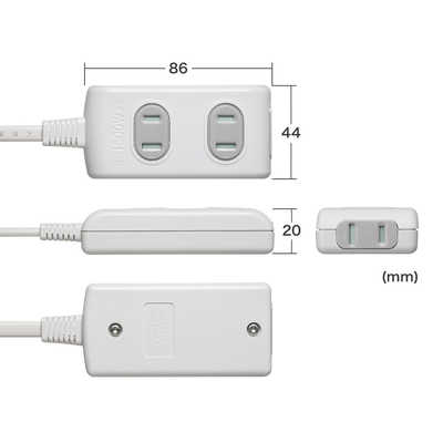 (まとめ)サンワサプライ プラス1個口便利タップ TAP-B9-3N〔×5セット〕 サンワサプライ プラス1個口便利タップ（2P・3個口＋1個口・1m） TAP