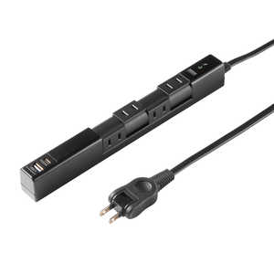 サンワサプライ 回転タップ(AC4個口+Type-C+USB-A・PD20W・ブラック) TAP-B113UC-2BK サンワサプライ 回転タップ(AC4個口+Type-C+USB-A・PD20W・ブラック) TAP-B113UC-2BK