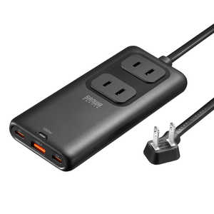 �T�����T�v���C �X�����^�b�v(AC2���EUSB-C×2�{USB-A×1�EPD100W) TAP-SLIM7U-15BK