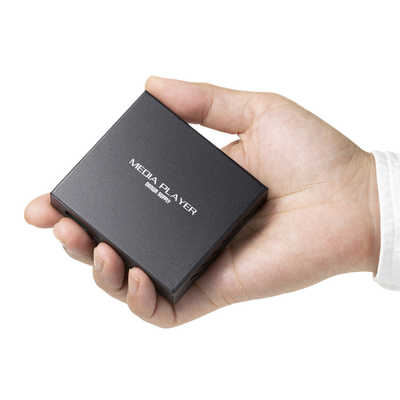 サンワサプライ メディアプレーヤー 型番:MED-PL2K102 MED-PL2K102【メディアプレーヤー】テレビと接続して、パソコン不要で
