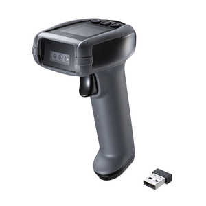 サンワサプライ 2次元ワイヤレスバーコードリーダー(2.4Gワイヤレス+Bluetooth) BCR-BT2D13BK サンワサプライ 2次元ワイヤレスバーコードリーダー(2.4Gワイヤレス+Bluetooth) BCR-BT2D13BK