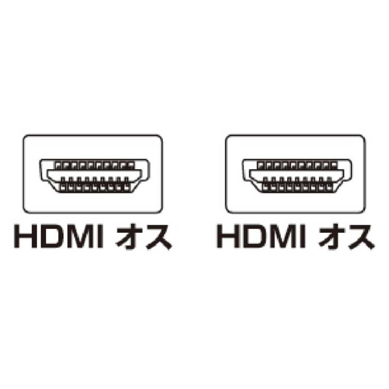 サンワサプライ サンワサプライ HDMIケーブル ブラック [1m /HDMI⇔HDMI /スタンダードタイプ /4K対応] KM-HD20-10FC KM-HD20-10FC