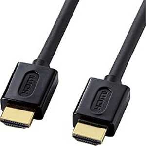 サンワサプライ HDMIケーブル ブラック [1.5m /HDMI⇔HDMI /スタンダードタイプ /4K対応] KM-HD20-15DBK