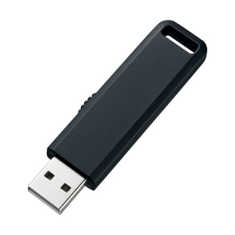 サンワサプライ サンワサプライ USBメモリ ブラック [8GB /USB2.0 /USB TypeA /スライド式] UFD-SL8GBKN UFD-SL8GBKN