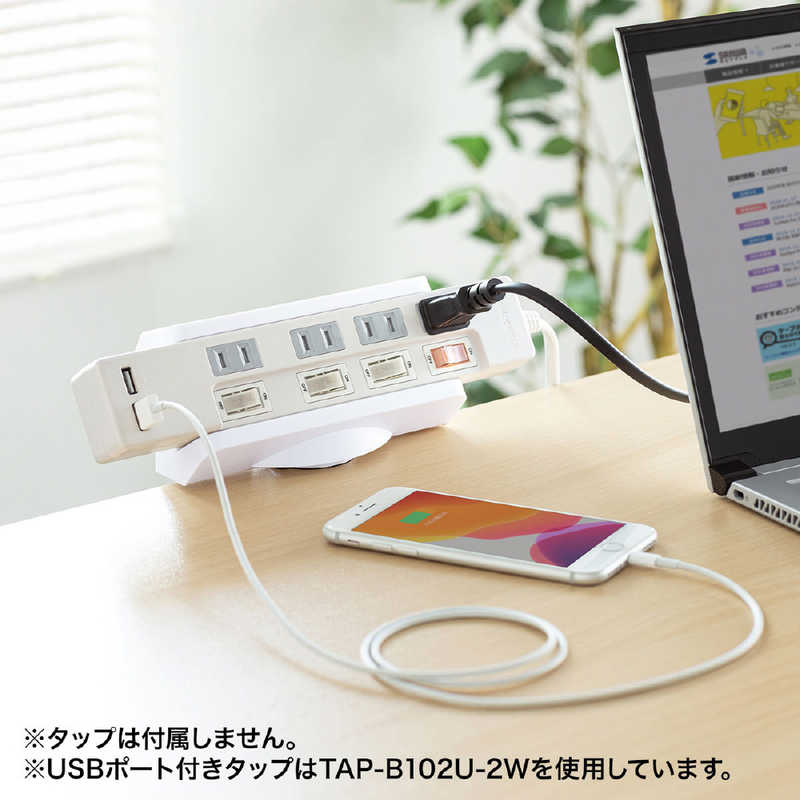 サンワサプライ サンワサプライ 電源タップ､周辺機器用デスククランプ式回転型ホルダー TAP-CLAMP1 TAP-CLAMP1