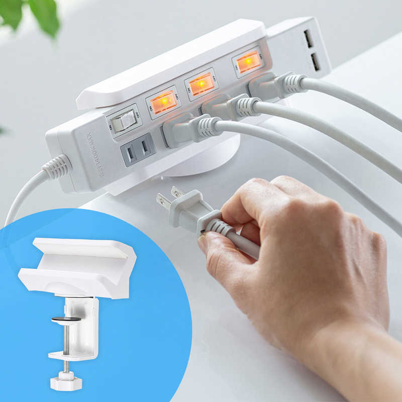 サンワサプライ サンワサプライ 電源タップ､周辺機器用デスククランプ式回転型ホルダー TAP-CLAMP1 TAP-CLAMP1