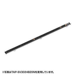 サンワサプライ 19インチサーバーラック用コンセント(30A) TAP-SV3018B20N サンワサプライ 19インチサーバーラック用コンセント(30A) TAP-SV3018B20N