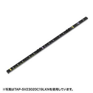 サンワサプライ 19インチサーバーラック用コンセント 200V(30A) TAP-SV23012C19LKN サンワサプライ 19インチサーバーラック用コンセント 200V(30A) TAP-SV23012C19LKN