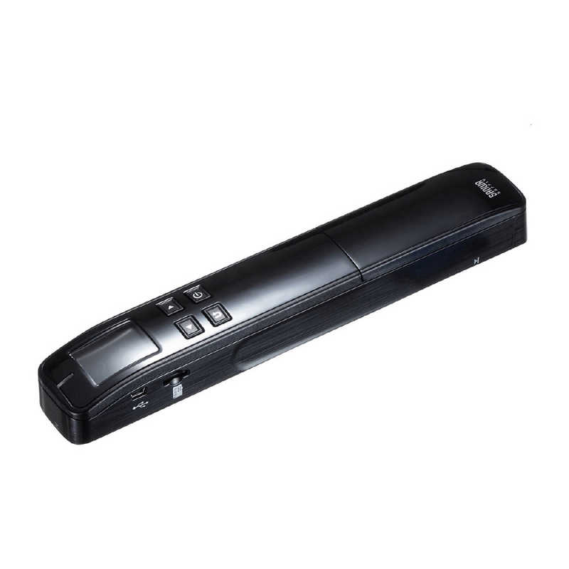 サンワサプライ サンワサプライ ポータブルハンディスキャナ ブラック [A4サイズ /USB] PSC-HS1BK PSC-HS1BK