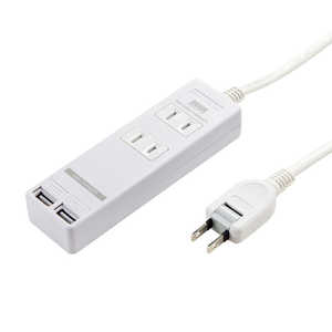 サンワサプライ USBシャッター付きタップ TAP-B110USH-3W サンワサプライ USBシャッター付きタップ TAP-B110USH-3W