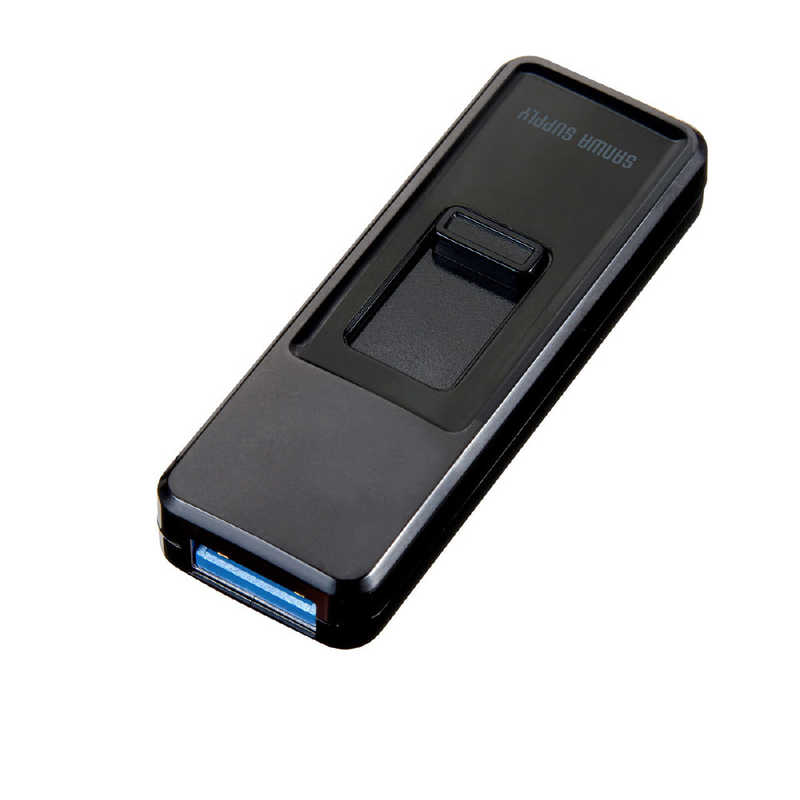 サンワサプライ サンワサプライ USBメモリ ブラック [16GB /USB3.2 /USB TypeA /スライド式] UFD-3SLT16GBK UFD-3SLT16GBK