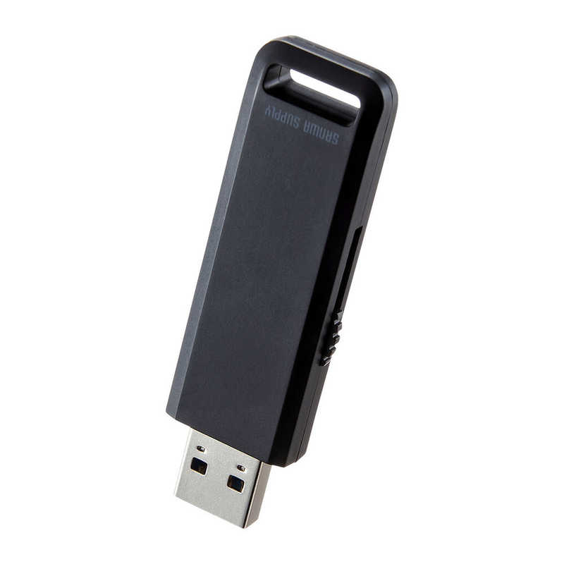 サンワサプライ サンワサプライ USB3.2 Gen1 メモリ 8GB(ブラック)  UFD-3SL8GBK UFD-3SL8GBK