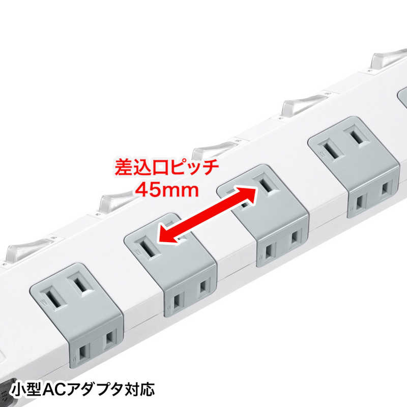 サンワサプライ サンワサプライ 節電タップ TAP-SP2110SW-5 TAP-SP2110SW-5