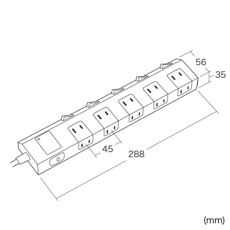 サンワサプライ サンワサプライ 節電タップ TAP-SP2110SW-5 TAP-SP2110SW-5