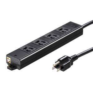 サンワサプライ 工事物件タップ TAP-KS4-5BK サンワサプライ 工事物件タップ TAP-KS4-5BK