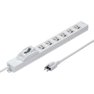サンワサプライ 漏電ブレーカータップ(3P・6個口・1m) TAPBR36LN1 サンワサプライ 漏電ブレーカータップ(3P・6個口・1m) TAPBR36LN1